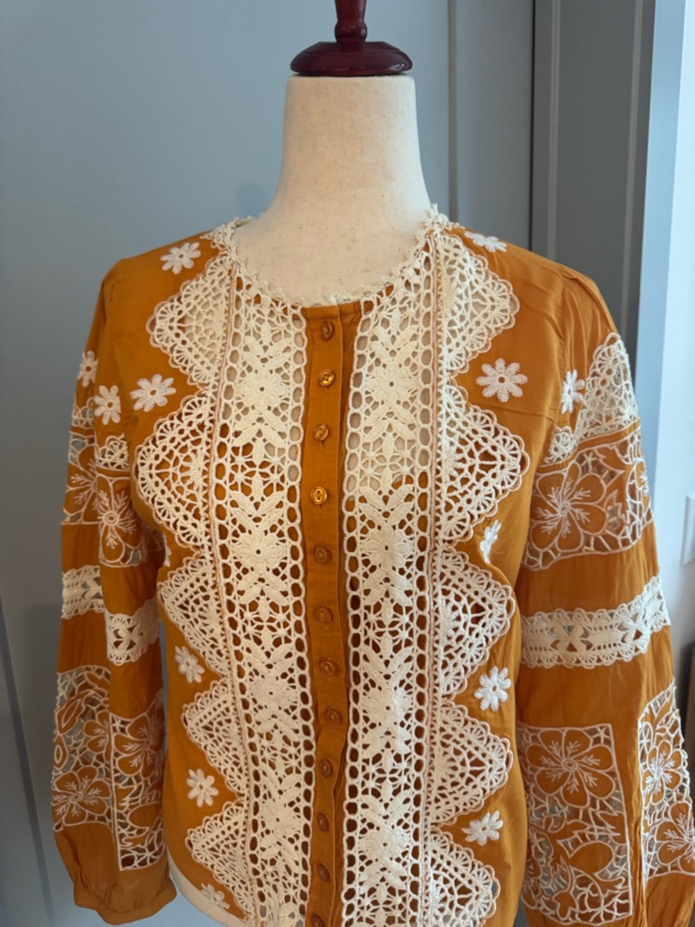 Johnny Was (Jade)  Ronnie Button Down Blouse - Picture 8 of 12